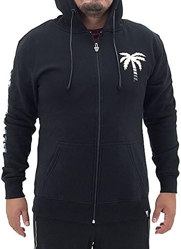 BLVD Supply Men's Supplier Zip-Up Fleece Hoodie Black XL