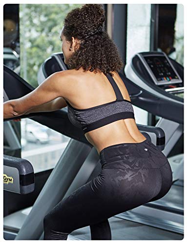 RION Active Women's Running Leggings Workout Tights Pants Black