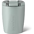 BrüMate Rocks 100% Leak-Proof 12oz Insulated Lowball Cocktail & Whiskey Tumbler - Double Wall Vacuum Stainless Steel - Camping, Travel Tumbler & Cocktail Glass (Sage)