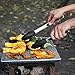 TTLIFE BBQ Tong Sets Grill Tongs Stainless Steel Silicone Kitchen Tongs 2 Pack (9-Inch & 12-Inch) 9