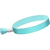 100 Pcs Cloth Event Wristbands, Event Wristbands, Colored Wrist Bands for Events, for Lightweight Concert Wrist Strap for Activities, Party Bracelets for Events (Color : Water Green)