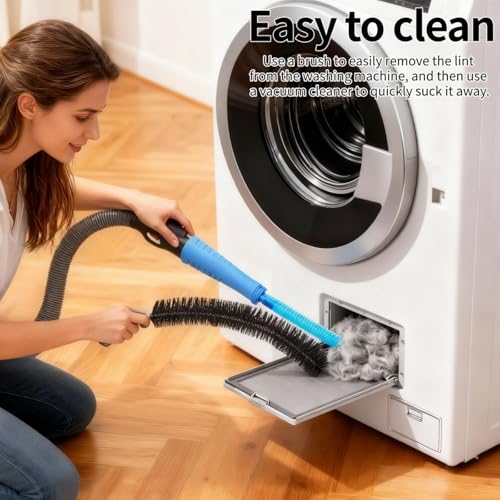 Dryer Vent Cleaner Kit - Universal Vacuum Hose Attachment & Lint Brush, photo 12