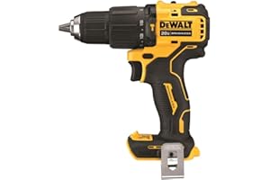 DEWALT ATOMIC 20V MAX* Hammer Drill, Cordless, Compact, 1/2-Inch, Tool Only (DCD709B)
