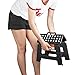 Folding Step Stool - 9 inch Height Premium Heavy Duty Foldable Stool for Kids & Adults, Kitchen Garden Bathroom Stepping Stool from ImiKas