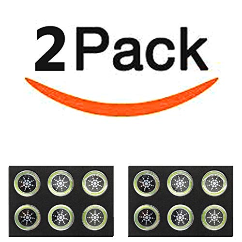 Cell Phone Radiation Protector Shield Sticker-The Best EMR/EMF Neutralizer for Cell Phoneï¼ŒMobile Phone, iPhone, iPad (Silver 12 pcsï¼‰
