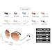 JOJO'S SECRET Oversized Square Sunglasses Metal Frame Flat Top Sunglasses JS009 (Gold/Transparent Red+Gold/Pink, 2.48)