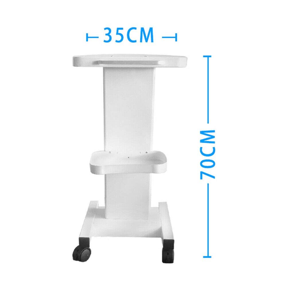 TFCFL Salon Trolley Stand Rolling Trolley Cart Beauty Wheel Holder Spa Cart White (No. 6 cart without socket): Beauty