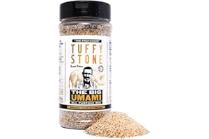 Tuffy Stone The Big Umami Seasoning | 6x World Barbecue Grand Champion | Savory All Purpose Seasoning | Salt, Pepper, Garlic with an Umami Kick | 8.5 oz Shaker