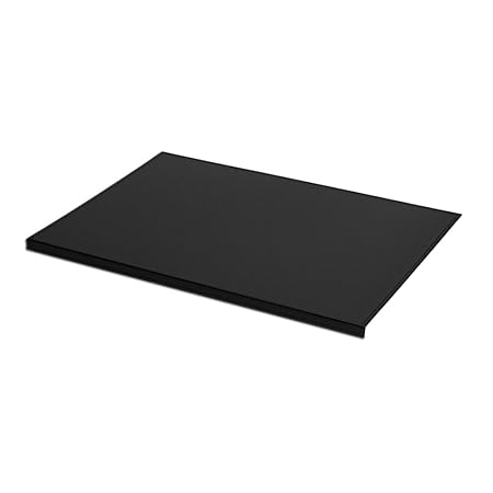 Eglooh - Calliope - Schreibunterlage aus Leder, Gleitschutz mit Aufbau aus Stahl - Schwarz - cm 90x60 - In Italien hergestell