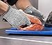 Ultra Durable Cut Resistant Gloves, for Kitchen Cooking, Oyster Shucking, Fish Fillet Processing, Mandolin Slicing, Meat Cutting, Wood Carving Level 5 Protection, Food Grade (Medium)
