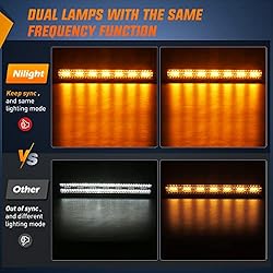 Nilight 20Inch 420W LED Light Bar 2PCS 4Inch 60W