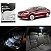 Partsam LED Interior Package Light Kits Compatible with Accord 2013 2014 2015 2016 (6 Pieces/White)