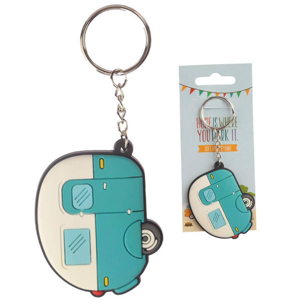 Puckator Caravan PVC Keyring, KEY128