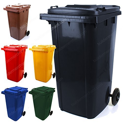 Titan Bins 240l grey 240 Litre Wheelie BIN Amazon.co.uk Garden & Outdoors