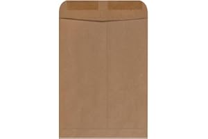 Quality Park Envelopes, 9 x 12 Inch Catalog Envelopes, 100% Recycled with 40% Post-Consumer Content, Gummed Flap, 24 lb Natur