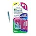 GUM Proxabrush Go-Betweens Refills - Moderate - Compatible with GUM Permanent Handle - Reusable Interdental Brushes - Soft Bristled Dental Picks, 8 Count