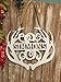 PK Décor Deer Antler Wall Decor with Family Last Name Initial, Custom Buck Metal ACM Sign, Deer Hunter Gifts for Men and Women, Mancave, Hunting Club, Rustic Wedding Gift (Split Letter)