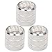 3 pcs Metal Guitar Volume And Tone Knobs Silver Guitar Volume Control Buttons Guitar Pedal Control Knobs Partsthumb 4