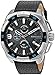 Diesel Men's DZ4392 Heavyweight Stainless Steel Black Leather Watch