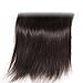 Nadula Brazilian Straight Hair Extensions Pack of 3 with Lace Closure Free Part Grade 8a Unprocessed Remy Virgin Human Hair Natural Color (14 16 18+10inch)