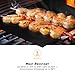 BBQ Grill Mat, PAPAYAY Non-stick Grill Mats, Barbecue Utensil for Gas, Charcoal, Electric Grills, Set of 2, 13 x15.75 Inches