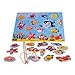 Magnetic Fishing Game Best Birthday Christmas Gifts for 1 2 3 4 Year Old Boy Girl with 2 Fishing Rods 14pcs Fish Magnet Game Fishing Puzzles for kids Toddlers Toys Fishing Toys Educational Toy