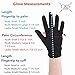 CRS Cross Padded Skating Gloves - Warm Padded Protection for Ice Skating Practice, Figure Skating Testing, Dance Competition, Roller Skating and Cheer. (Black, Ladies Small/Medium)