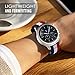 MoKo Band Compatible with Gear S3, 22mm Fine Woven Nylon Adjustable Replacement Strap fit Samsung Gear S3 Frontier/Classic/Galaxy Watch 46mm/Ticwatch pro/E2/S2/Huawei Watch GT 2 46mm, Blue&White&Red