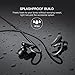 Bluetooth Headphones, QCY Wireless Sports Earphones with Noise Cancelling Mic IPX4 Sweatproof HD Stereo Earbuds for Gym Running Workout 8 Hour Playtime Headsets