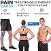PAINCAKES Reusable Wrap Cold Pack - Stickable Ice Pack for Targeted Cold Therapy - Perfect for Injuries, and Large Areas - Latex-Free Cold Compress, 100x Re-Stickable Blue Pack