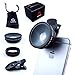 GoStellar Universal 2 in 1 Professional HD Camera Lens Kit for Smartphones and Tablets - 0.45x Super Wide Angle + 10x Super Macro (Optical Glass/Increased Transparency)