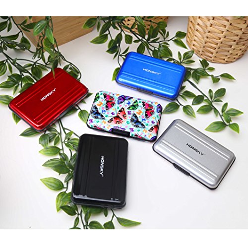 Honsky Pack of 5 Aluminum Water Resistant UHSI SD Micro SD SDHC SDXC