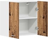 vidaXL Kitchen Wall Cabinet Lyon Old Wood 60x31x60 cm Engineered Wood view 7