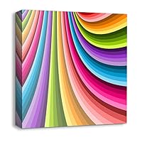 Canvas Wall Art Rainbow Canvas Prints Home Artwork Decoration for Living Room,Bedroom - 12x12 inches