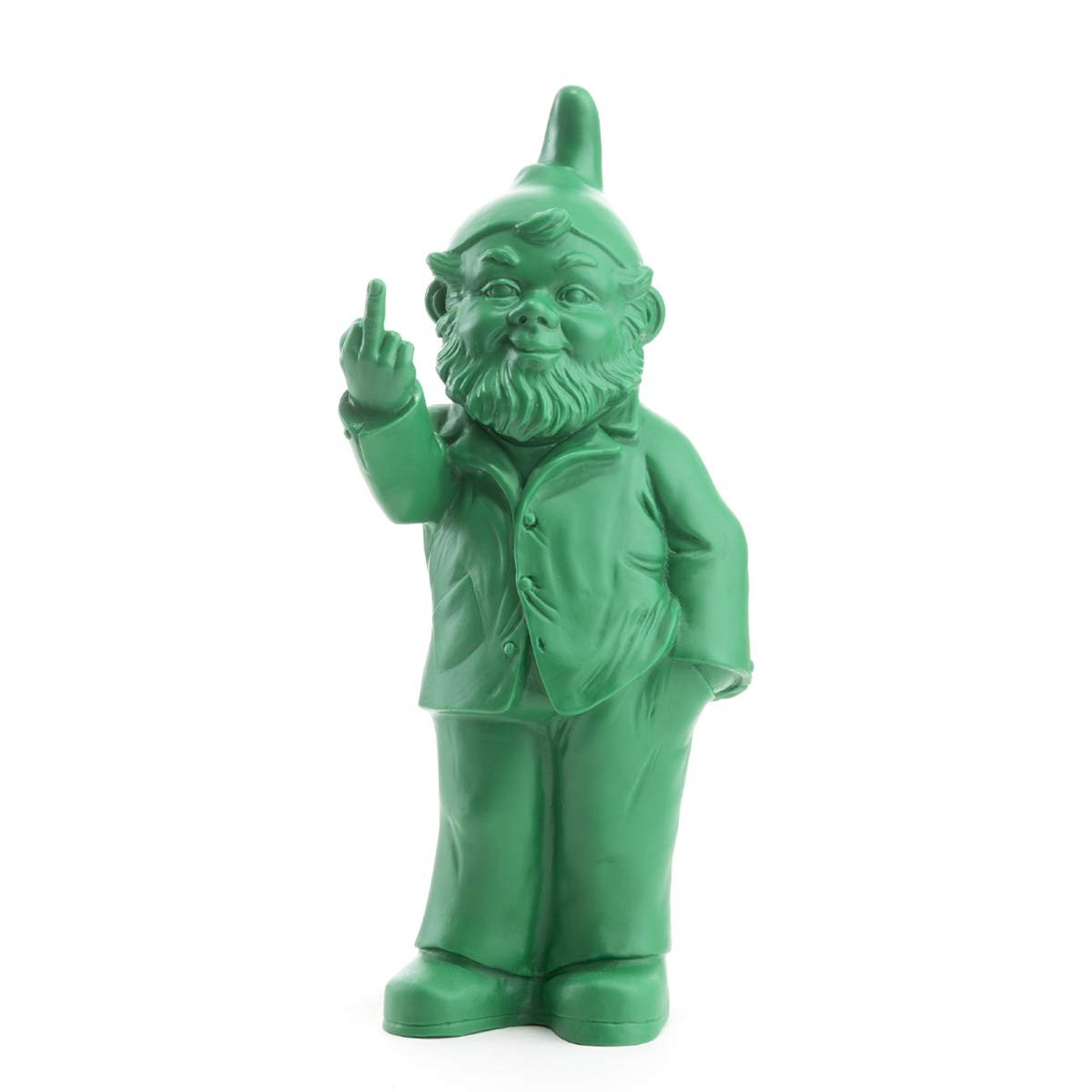 The Garden Dwarf Artist Ottmar Hörl Finger Of Honor Green 