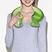 Hot Water Bottle, U Type Transparent PVC Rubber Bottle Neck Protection Warm (Green)