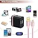 Dual USB Wall Charger Adapter with iSeekerKit 6ft Braided Micro USB cable Charging cord for Samsung S7/S6 Edge, Note 4/5, Moto Droid/X, Sony, HTC, Android Tablets