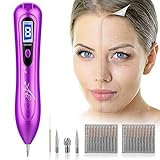 Mole Removal Pen, ViFor Skin Tag Remover with LCD Display & 8 Strength Levels Spot Eraser Pen for Body Facial Freckle Nevus Warts Age Spot Tattoo Remover Machine