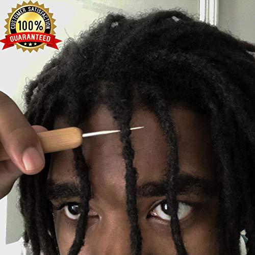 Starter Locs Kit 1 Hair Sponge, 2 Dreadlock Crochet Hooks, 2