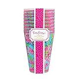 Lilly Pulitzer Tumblers-Set of 8-Trippin and Sippin