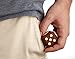 Moral Illusion Joy Cube - Chocolate Fidget Cube For Stress And Anxiety Relief ADHD, ADD, OCD - Silent Focus Dice With Extra Durable Silicone For Children And Adults - Quality Inspected Product