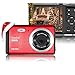 Digital Camera, Vmotal FHD 1080P Digital Camera for Kids Camera 8X Digital Zoom, Compact Point and Shoot Camera Portable Small Camera for Teens Students Boys Girls Seniors(Red)