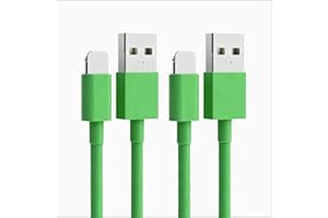 2Pack 6ft Phone Charger Lig-ning Cable Fast Charging High Speed USB Compatible Phone 14/13/12/11 Pro Max/XS MAX/XR/XS/X (Ligh