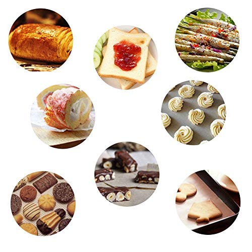 SANGAITIANFU 1 Pcs Kitchen Household High Temperature Non-stick Oven Heavy Duty Liner Reusable Without Mess Baking Mat And Grill Mat Random Colors
