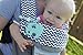 HnyBaby Organic Cotton Drool and Teething Pads with Bib Designed for Ergobaby Four Position 360 Baby Carrier | Reversible Ultra Soft Absorbent 3 Piece Set for Boys and Girls
