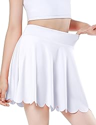 Hvididan Skorts for Girls Tennis Skirt with Shorts