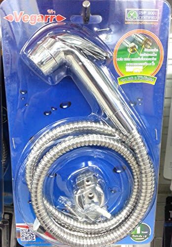 Hand Held Asian Thai Bidet Toilet Spray Sprayer Shower Rinse Hygiene Bum Gun Complete Kit