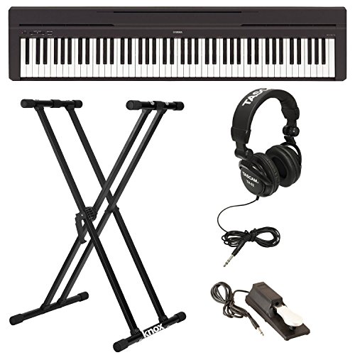 Yamaha p45b digital piano with knox double x keyboard s…