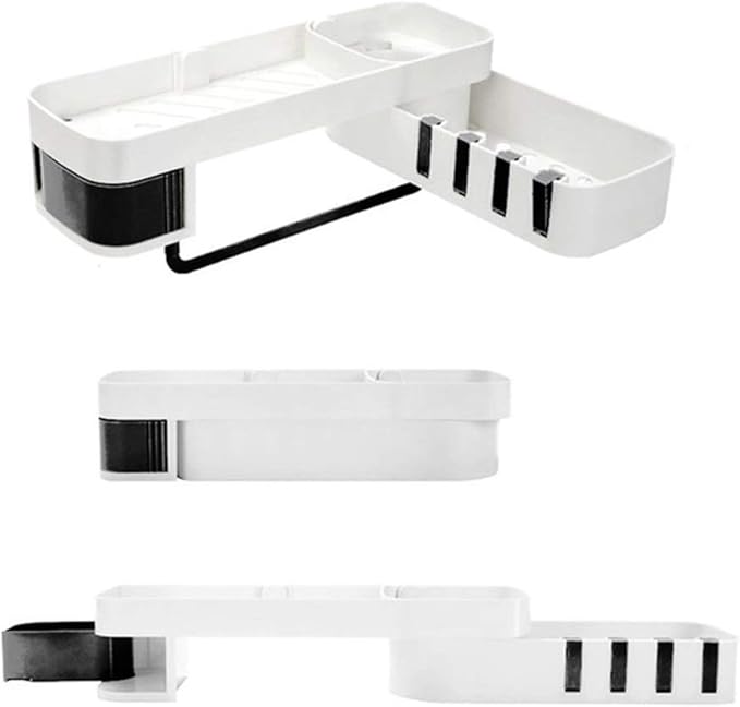 Organizador de Estante de Ducha montado en la Pare Una Pared Baño