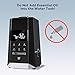 TaoTronics 6L Warm & Cool Mist Humidifiers, Ultrasonic Humidifier for Bedroom Large Room, External Humidity Sensor, Touch Control Panel-6L/1.6 Gallon, US 110V, Black
